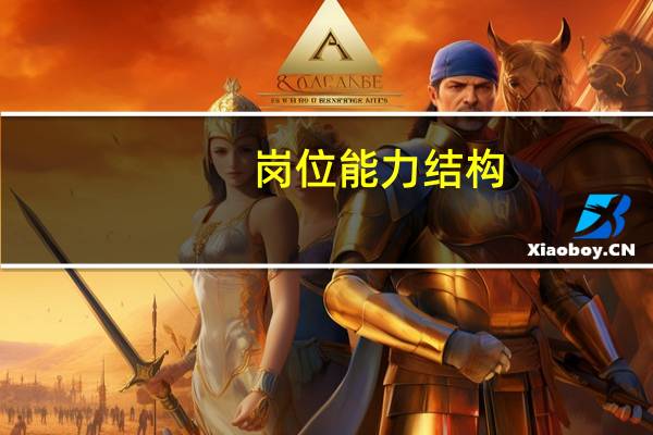 岗位能力结构（岗位能力简介）