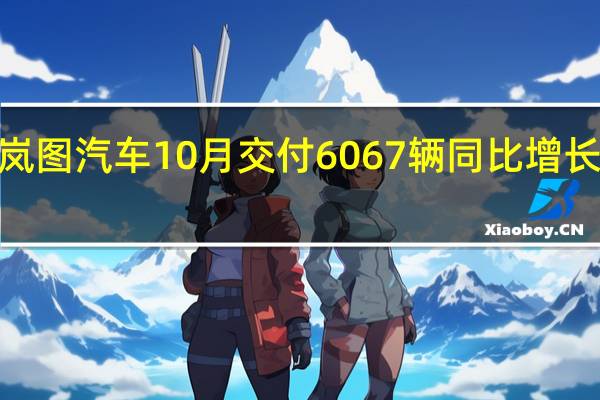 岚图汽车10月交付6067辆同比增长138%
