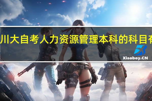 川大自考人力资源管理本科的科目有哪些
