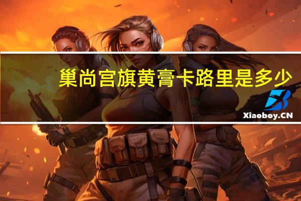 巢尚宫 旗黄膏卡路里是多少