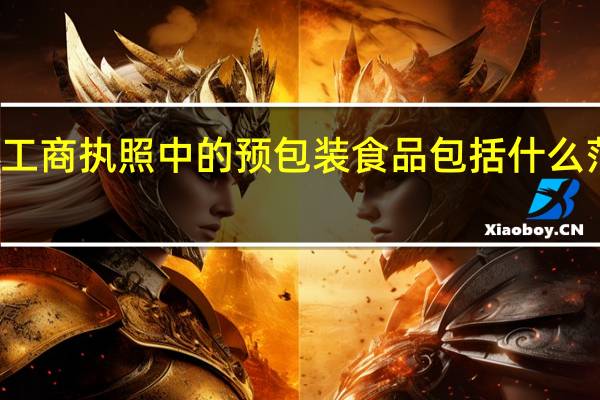 工商执照中的预包装食品包括什么范围内（工商执照中的预包装食品包括什么范围）