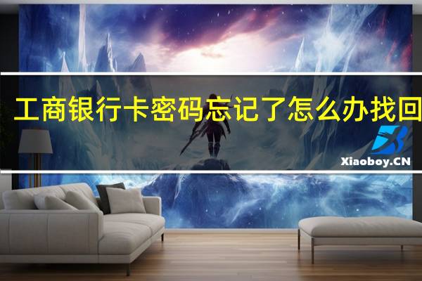 工商银行卡密码忘记了怎么办找回密码（工商银行卡密码忘记了怎么办）