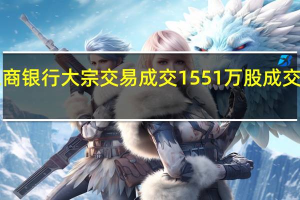 工商银行大宗交易成交1551万股成交额7289.7万元