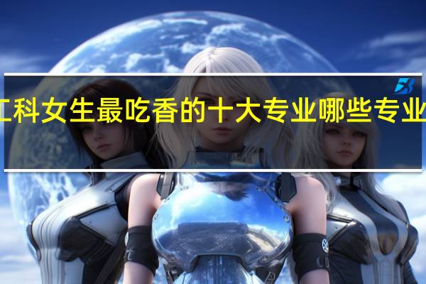 工科女生最吃香的十大专业 哪些专业比较好