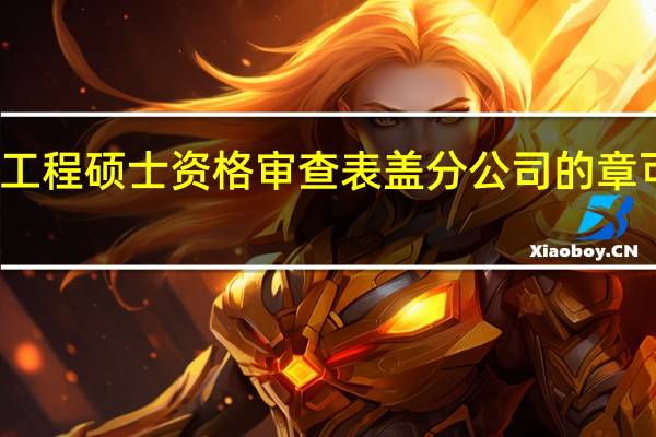 工程硕士资格审查表盖分公司的章可以吗