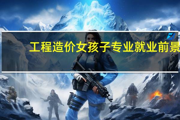 工程造价女孩子专业就业前景