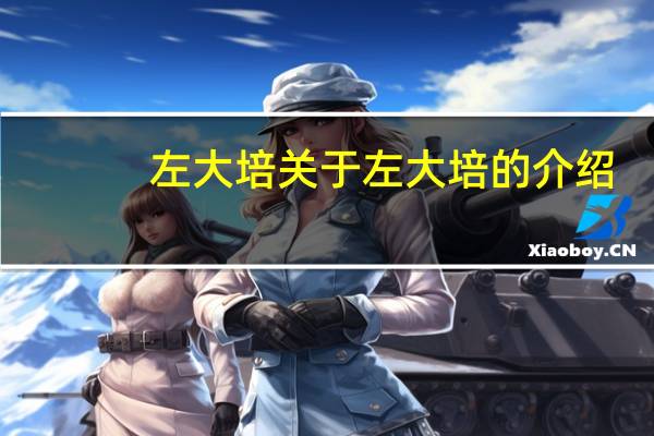 左大培 关于左大培的介绍