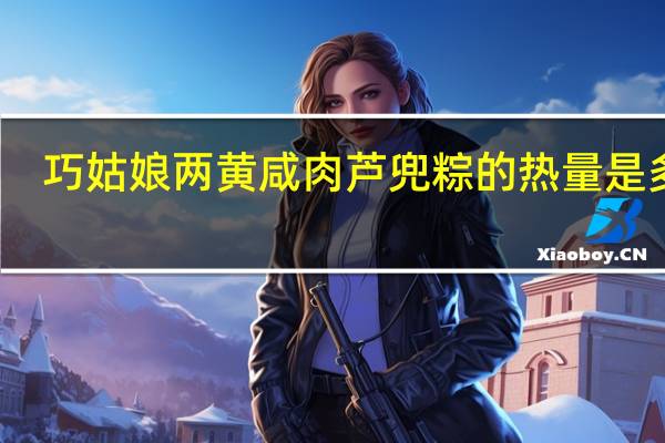 巧姑娘 两黄咸肉芦兜粽的热量是多少
