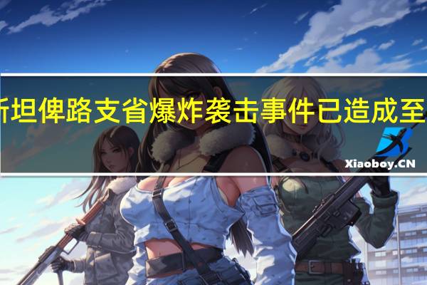 巴基斯坦俾路支省爆炸袭击事件已造成至少60人死亡