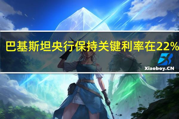巴基斯坦央行保持关键利率在22%不变