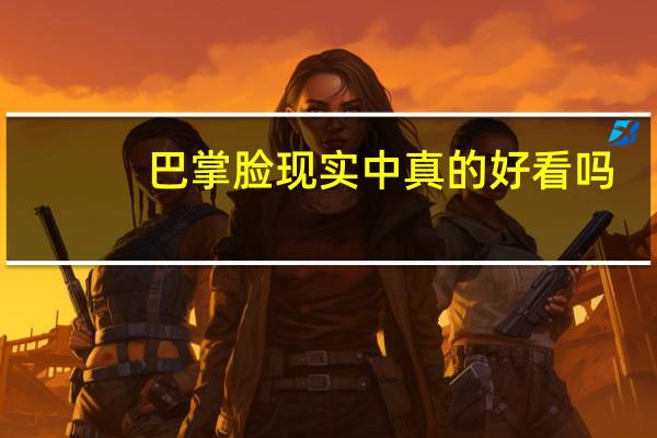巴掌脸现实中真的好看吗（巴掌脸）
