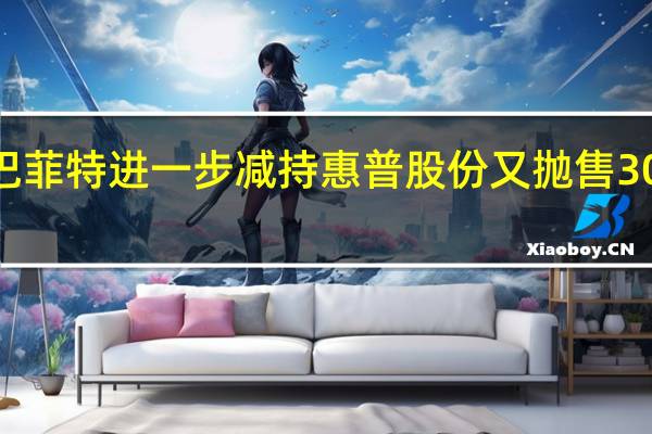 巴菲特进一步减持惠普股份 又抛售307万股