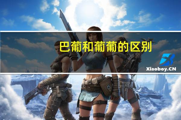巴葡和葡葡的区别