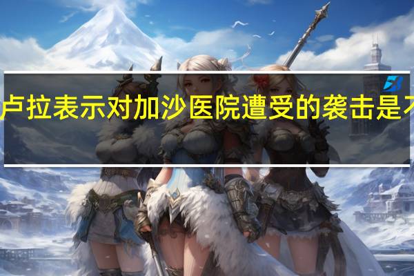 巴西总统卢拉表示对加沙医院遭受的袭击是不可原谅的悲剧