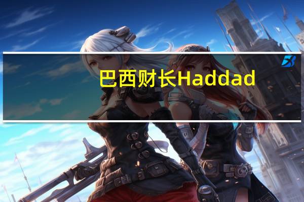 巴西财长Haddad：原因之一是我们的利率水平