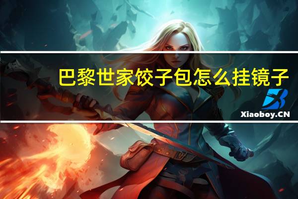 巴黎世家饺子包怎么挂镜子