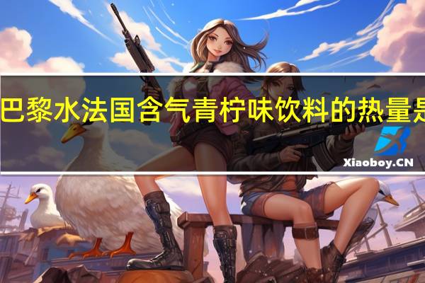 巴黎水 法国含气青柠味饮料的热量是多少