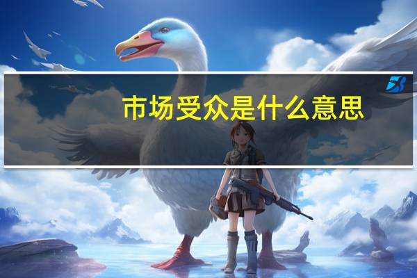 市场受众是什么意思（受众是什么意思）