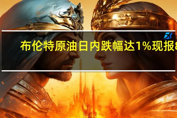 布伦特原油日内跌幅达1%现报81.40美元/桶
