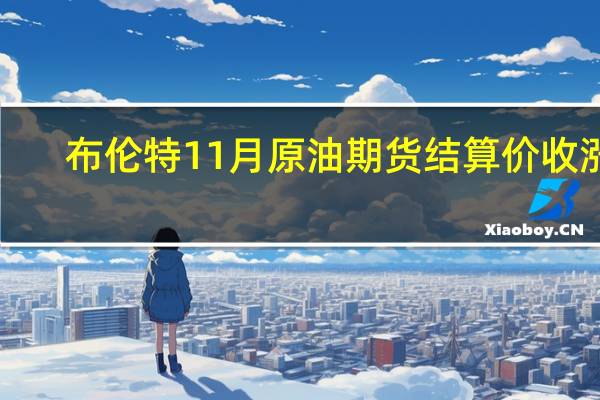 布伦特11月原油期货结算价收涨1.42美元涨幅1.56%报92.06美元/桶