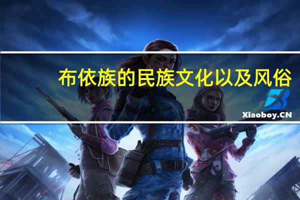 布依族的民族文化以及风俗（布依族的风俗习惯）