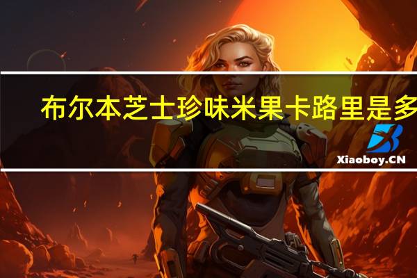 布尔本 芝士珍味米果卡路里是多少