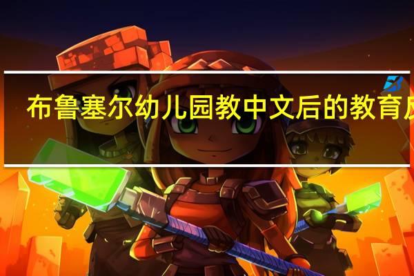 布鲁塞尔幼儿园教中文后的教育反思
