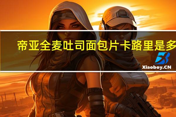 帝亚 全麦吐司面包片卡路里是多少