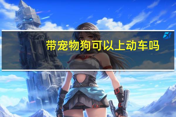 带宠物狗可以上动车吗
