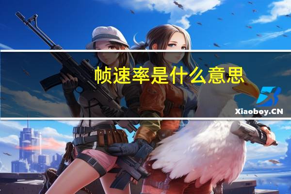 帧速率是什么意思（帧速率是什么意思）