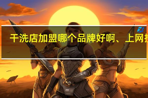 干洗店加盟哪个品牌好啊、上网搜了,威特斯怎么样 干洗店加盟哪个品牌好