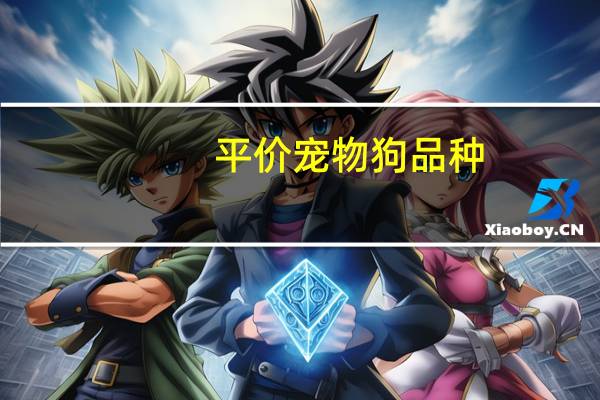 平价宠物狗品种