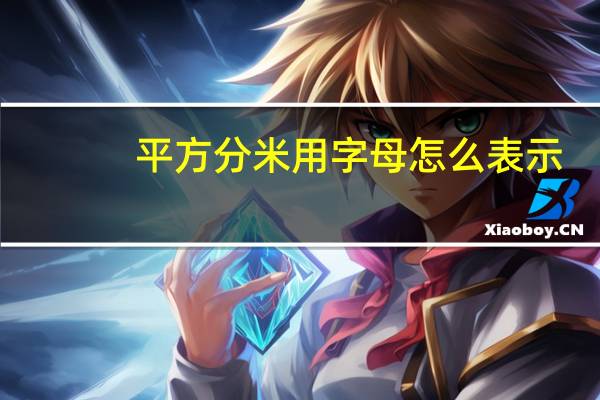 平方分米用字母怎么表示