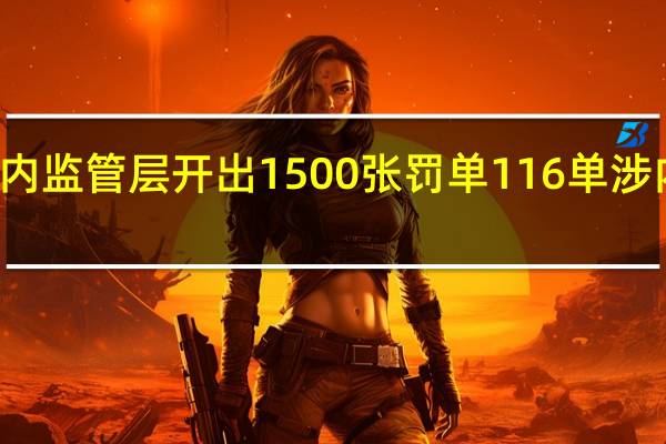 年内监管层开出1500张罚单 116单涉内幕交易