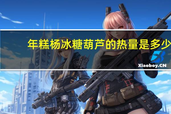年糕杨冰糖葫芦的热量是多少