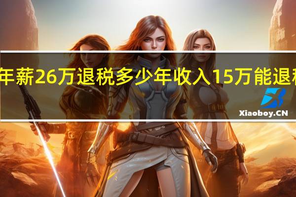年薪26万退税多少 年收入15万能退税多少