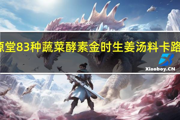 幸源堂 83种蔬菜酵素 金时生姜汤料卡路里是多少