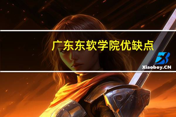 广东东软学院优缺点