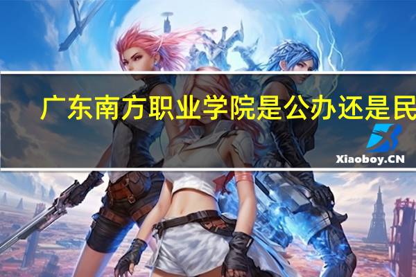 广东南方职业学院是公办还是民办