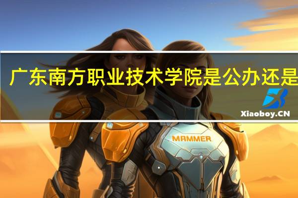 广东南方职业技术学院是公办还是民办