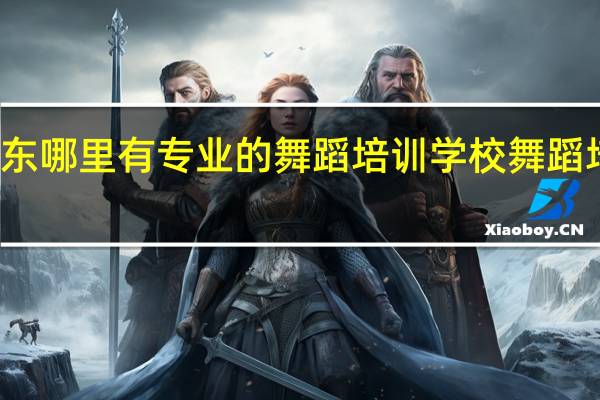 广东哪里有专业的舞蹈培训学校舞蹈培训机构