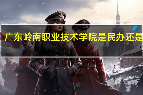 广东岭南职业技术学院是民办还是公办