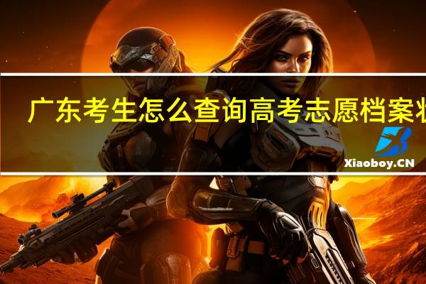广东考生怎么查询高考志愿档案状态