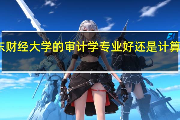 广东财经大学的审计学专业好还是计算机专业好