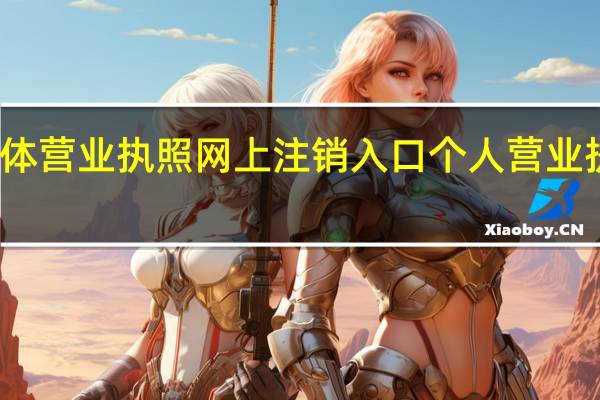 广州个体营业执照网上注销入口 个人营业执照网上注销