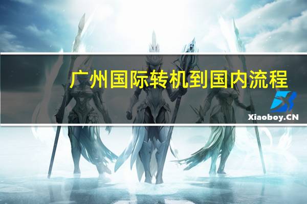 广州国际转机到国内流程