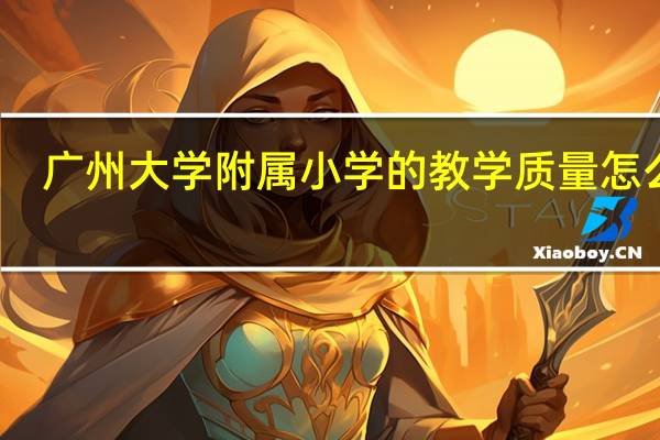 广州大学附属小学的教学质量怎么样