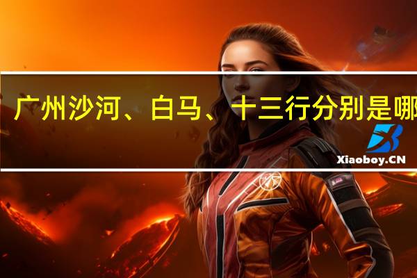 广州沙河、白马、十三行分别是哪个区