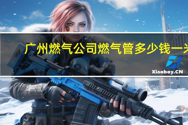 广州燃气公司燃气管多少钱一米