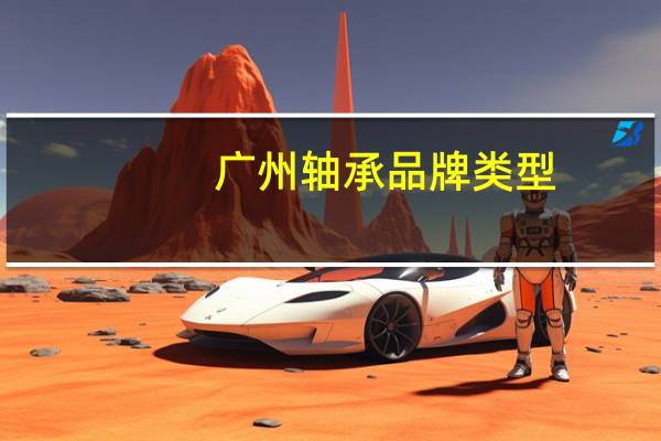 广州轴承品牌类型